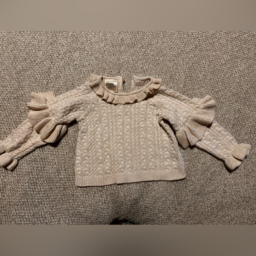 New without tags cream sweater 24 months
